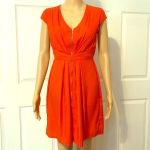 H&M Red Zipper Detail Dress